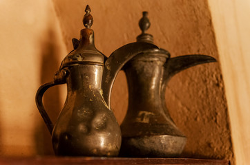 Ancient Arabic tea pots