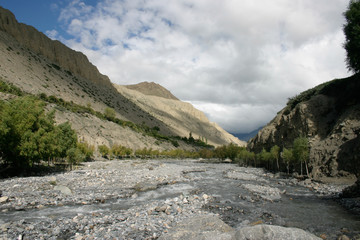 Valle del Mustang Nepal