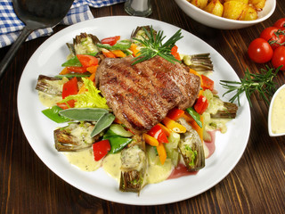 Chateaubriant auf Gemüse