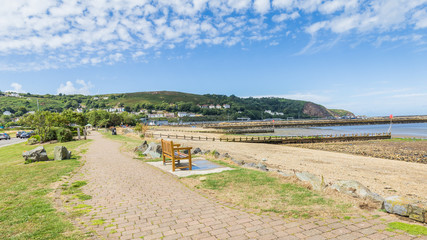 Fototapeta na wymiar View on Goodwich on he coast of Pembrokeshire, in Wales, UK