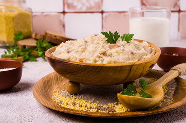 Traditional millet porridge