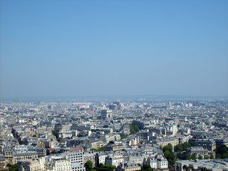 Fototapeta premium Paris from the Eiffel Tower, France
