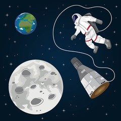 An astronaut or cosmonaut is a person trained by a human spaceflight program to command, pilot, or serve as a crew member of a spacecraft.