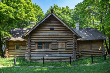 Peter the Great's House was built in 1702 year in Kolomenskoye park, Moscow, Russia