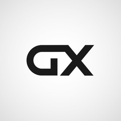 Fototapeta premium Initial Letter DX Logo Template Design