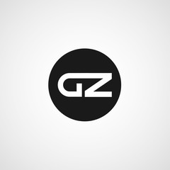 Initial Letter DZ Logo Template Design