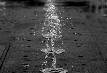 Fountain on the ground