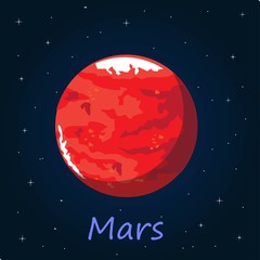 Mars is the fourth planet from the Sun and the second-smallest planet in the Solar System after Mercury.