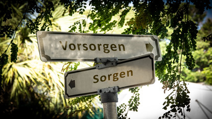 Schild 336 - Vorsorgen