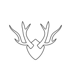 Icon of deer's antlers
