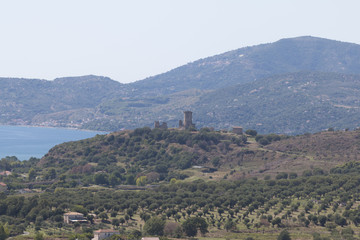 Fototapeta na wymiar La torre di Velia