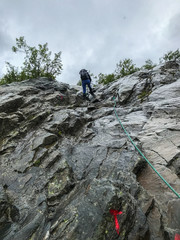 Obraz premium Hiking in Norway