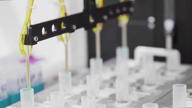Close-up of medical equipment research on the definition of cancer