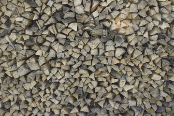 Firewood heap texture
