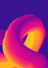 Modern abstract colorful geometric background. Shapes with trendy gradients composition for your design.