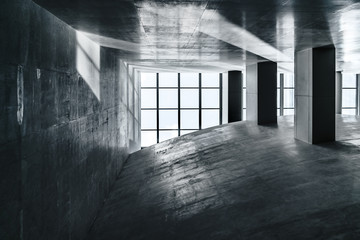 White ceiling, modern construction