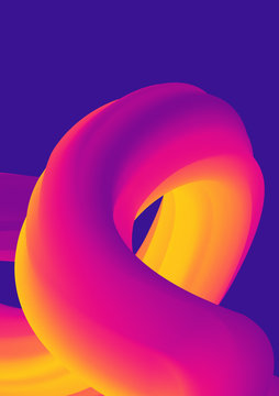 Modern abstract colorful geometric background. Shapes with trendy gradients composition for your design.