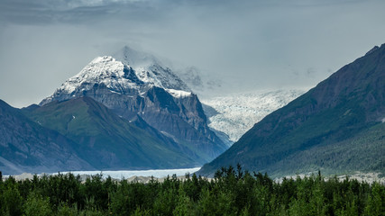 Glacier view in Wrangell-st. Elias national park