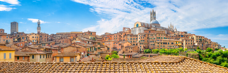 A great panorama of the historic part of one of the most beautiful cities of Tuscany, the city of...