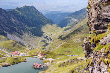 Balea Lake from top view © frimufilms