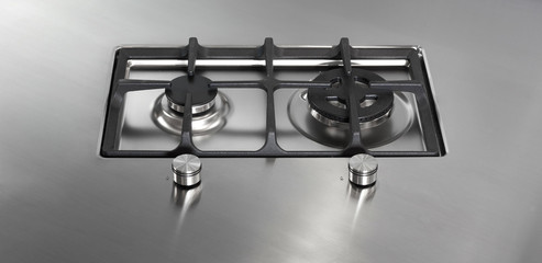 Piano cottura in acciaio