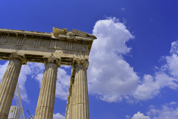 Parthenon at Athens in Greece