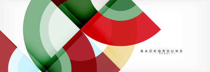 Obraz premium Vector circular abstract background