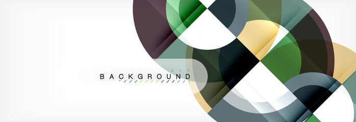 Fototapeta premium Vector circular abstract background