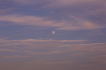 Moon and Clouds