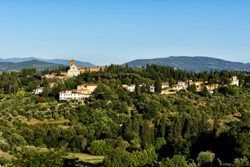 Fototapeta na wymiar The hill of Tuscany, paradise is next / Tuscany My country My love 