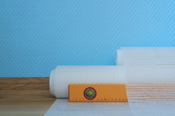 Picture of fiberglass wallpaper.