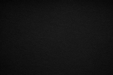 Deurstickers zwart leer textuur achtergrond © Axel Bueckert