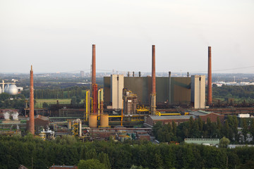 Coking Plant In The Evening