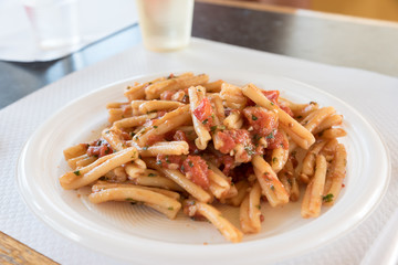 Pasta ialla trapanese sicily italia