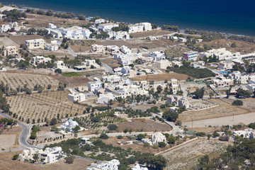 Obraz premium Kamari, Santorini