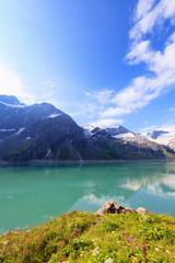 Alpine water reservoirs - Mooserboden