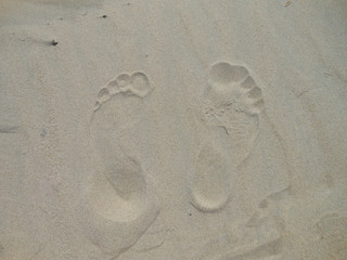 Spuren im Sand 