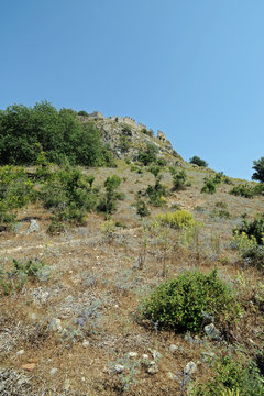 L'acropole de Kaunos en Anatolie