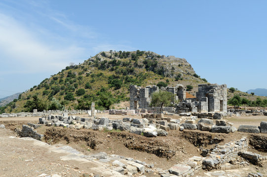 L'&eacute;glise byzantine de Kaunos en Anatolie
