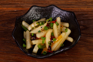 Japanese daikon salad
