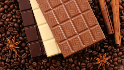 selection of chocolate bar