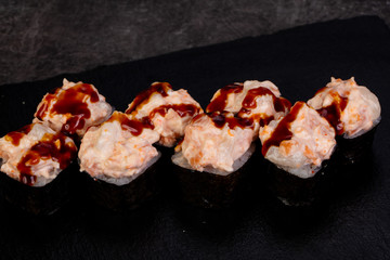 Japanese spicy sushi