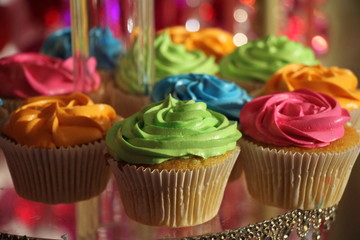cupcake sweet colors