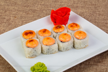 Spicy roll with cheese