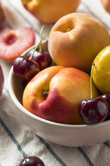 Raw Organic Assorted Stonefruit Peaches