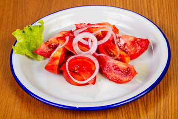 Vegetable tomato salad