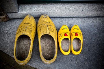 Traditional wooden shoes from the Netherlands
