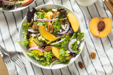 Healthy Homemade Peach Salad