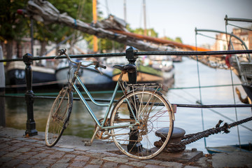 Bicycles in Dutch streets
