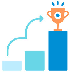 Achievement Flat illustration